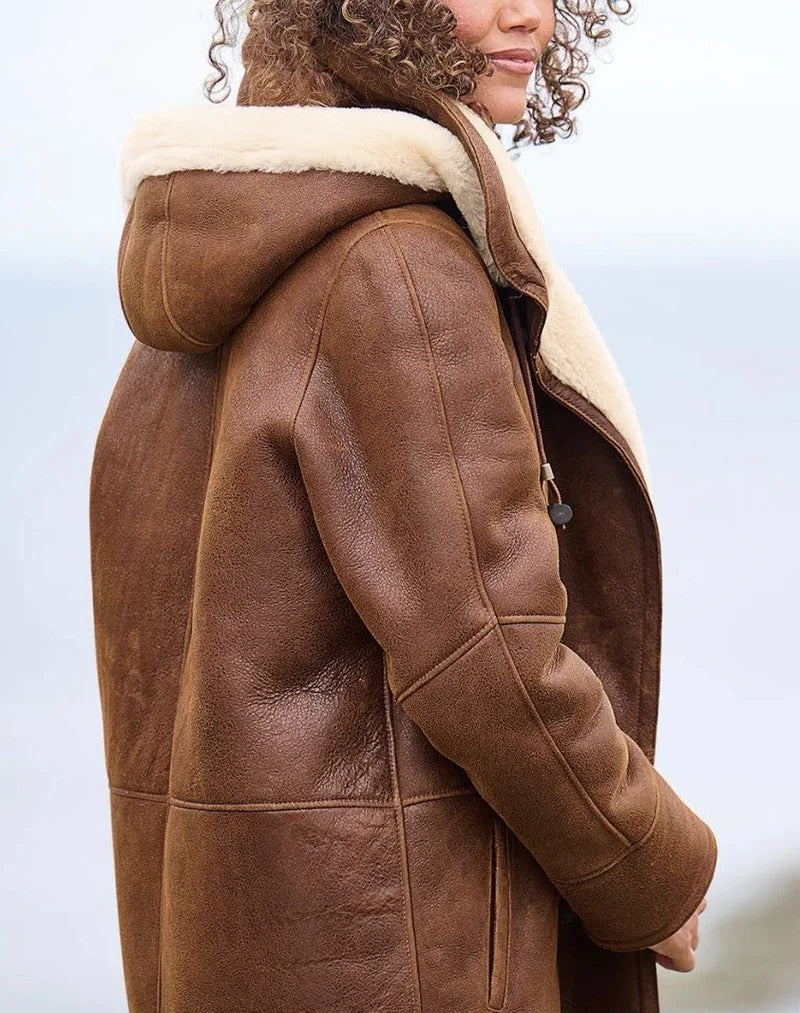 Warm And Lightweight Women's Long Down Jacket For Winter
