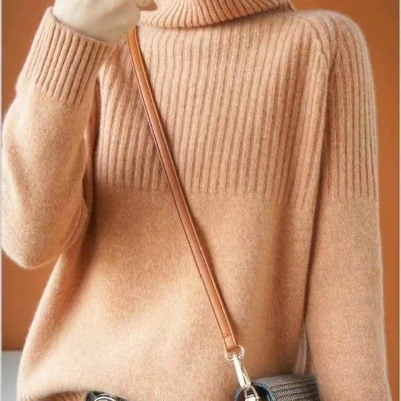 Women's Cashmere Turtleneck Sweater
