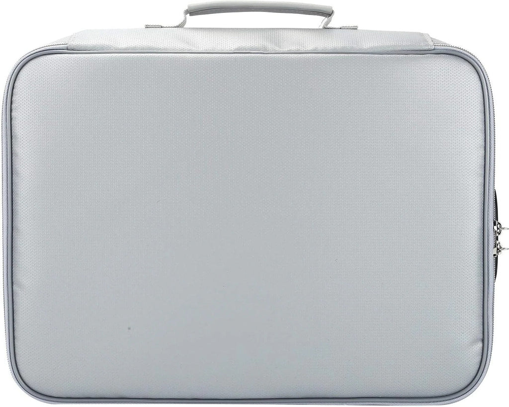 Document Organizer - Multi-Layer Safety Bag with Zipper for Cards, Files, and Travel Storage