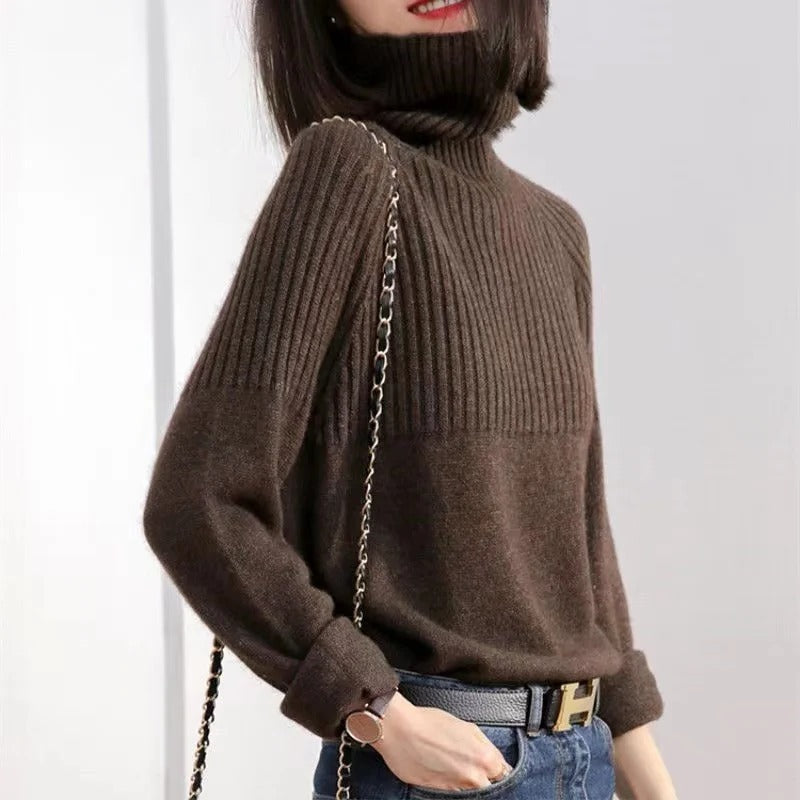Women's Cashmere Turtleneck Sweater