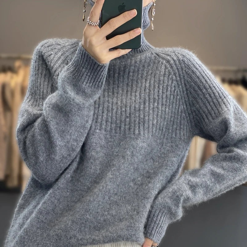 Women's Cashmere Turtleneck Sweater