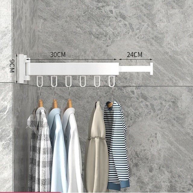 Retractable Cloth Drying Rack, Folding Clothes Hanger,...