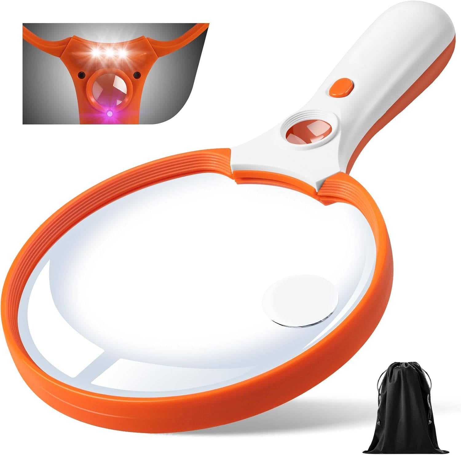 Large Magnifying Glass With Light