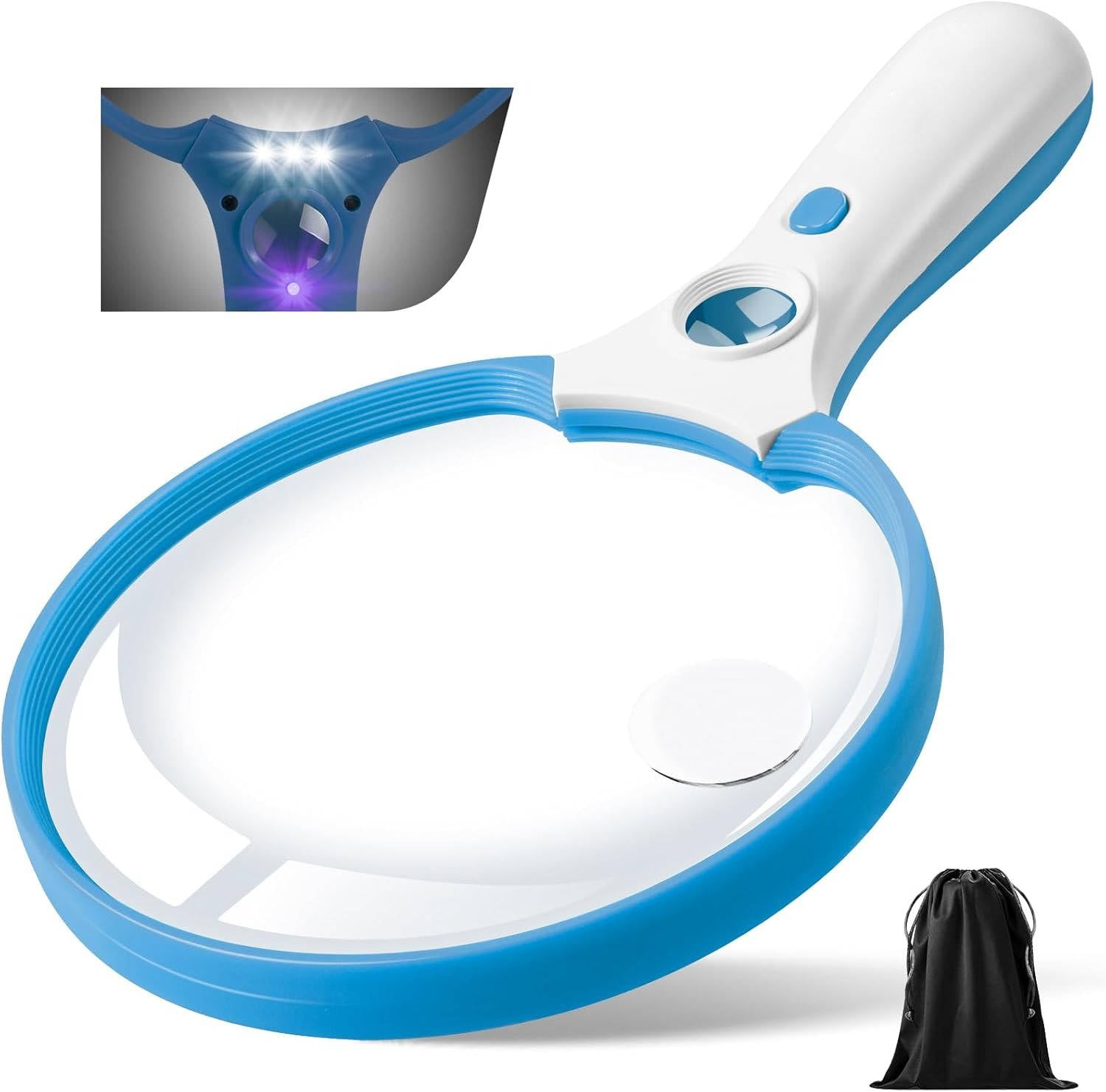 Large Magnifying Glass With Light