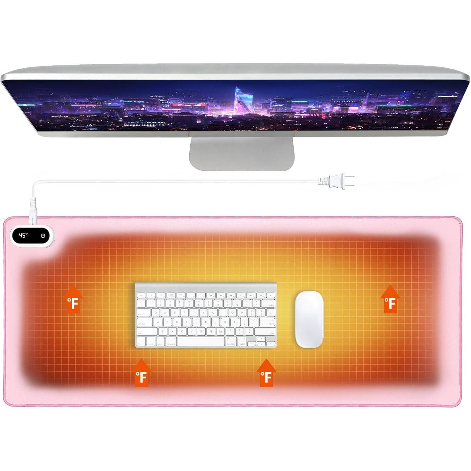 Heated Desk And Mouse Pad