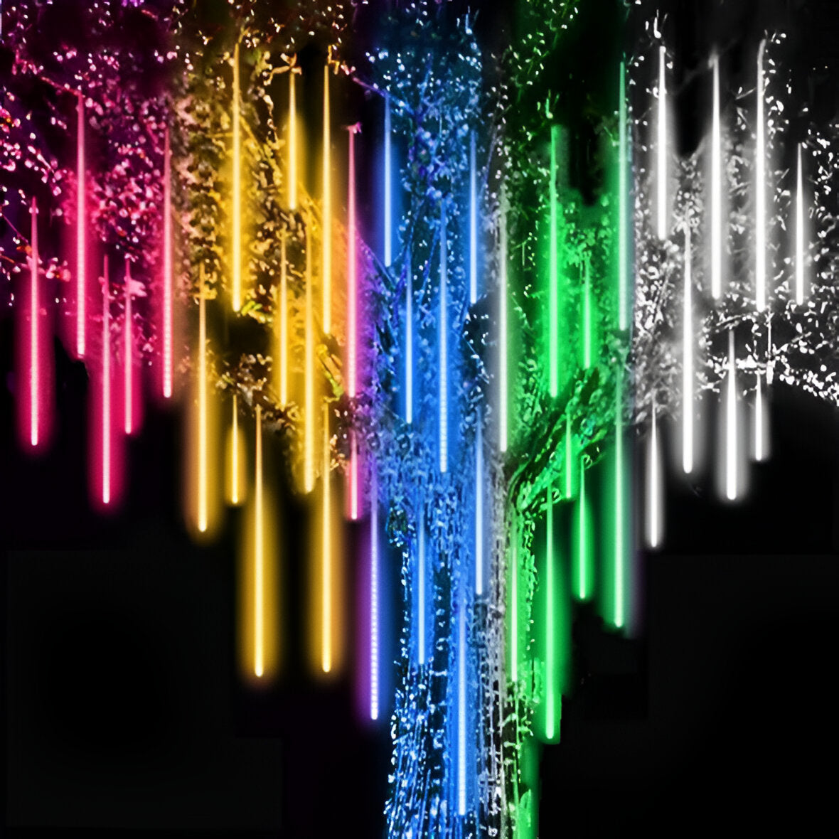 Snowfall Garland Lights (set Of 8)