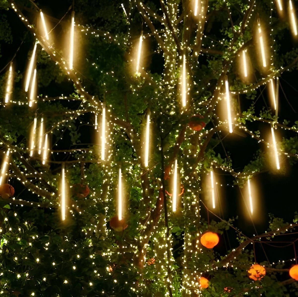 Snowfall Garland Lights (set Of 8)