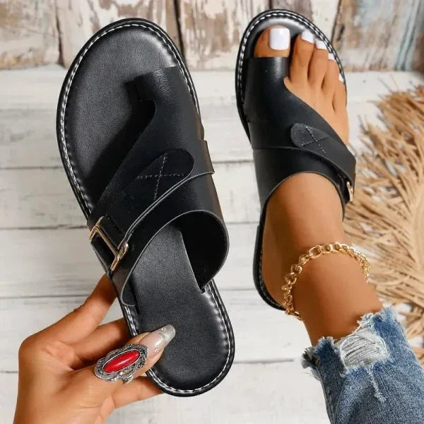 Women's Bunion Correction Leather Sandals