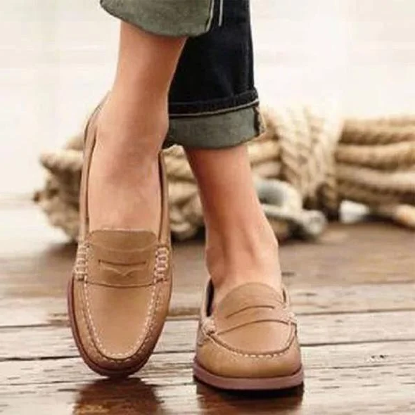Women's Vintage Slip-On Loafers