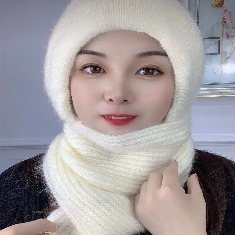 Women's Windproof Winter Hat Scarf