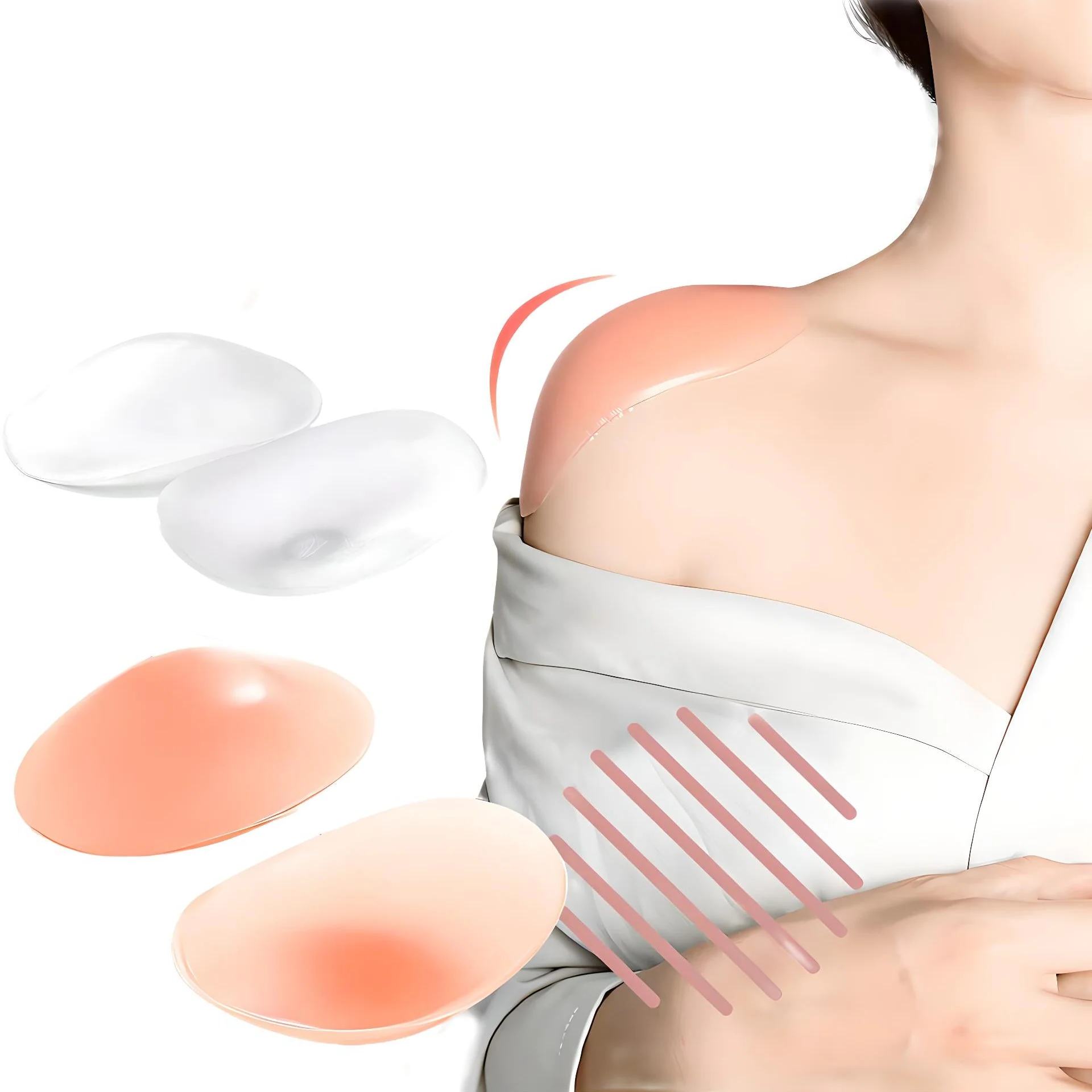 Anti-Slip Shoulder Pads - Invisible Enhancer Shoulder Pads for Women's Clothing