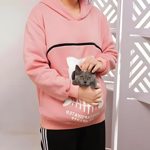 Cat Lover Hoodie Cuddle Pouch