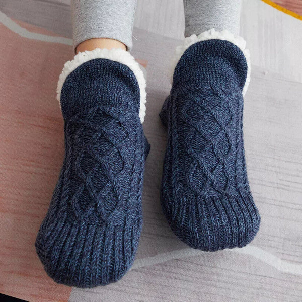 Non Slip Thermal Socks For Women Indoor Warm Fleece Grip...