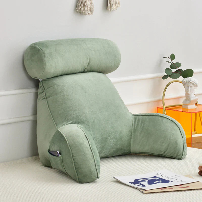 Reading Bed Pillow With Arms