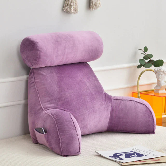 Reading Bed Pillow With Arms