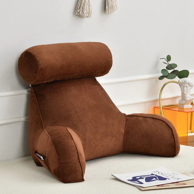 Reading Bed Pillow With Arms