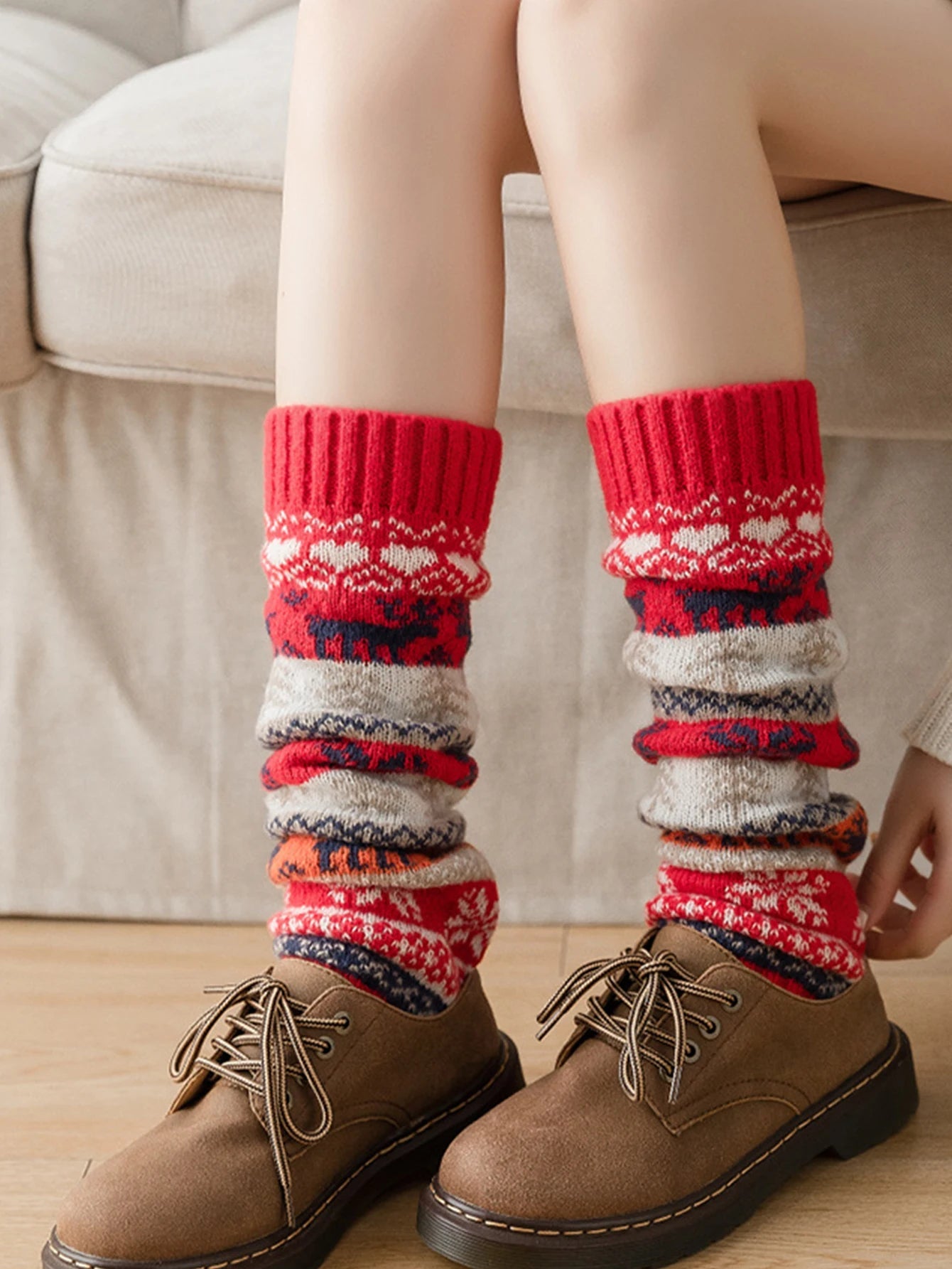 Cozy Knit Leg Warmer For Fall And Winter