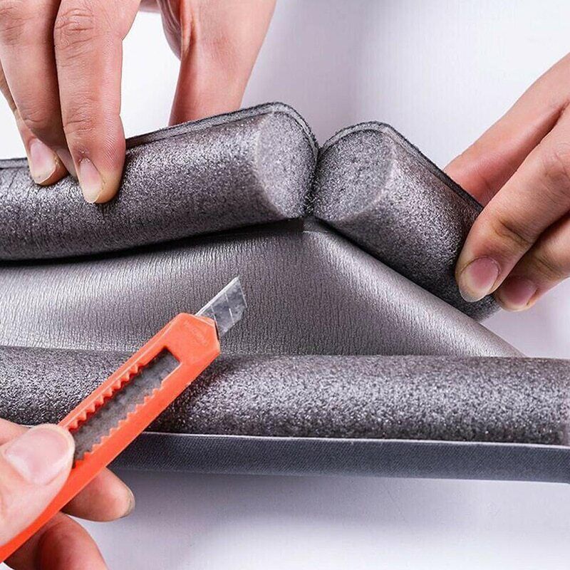 Home Garage Weather Stripping Bottom Under Door Insulation Seal Strip