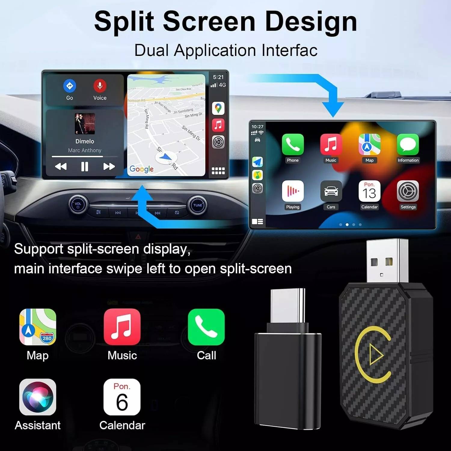 Flexora Wireless CarPlay Adapter