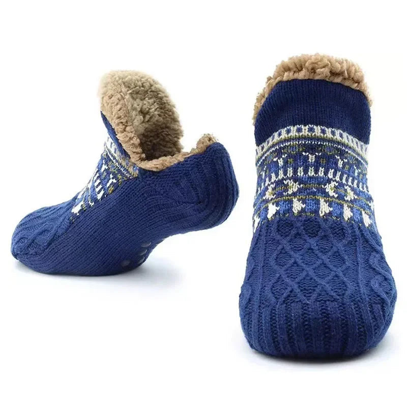 Snow Pattern Warm Socks For Winter