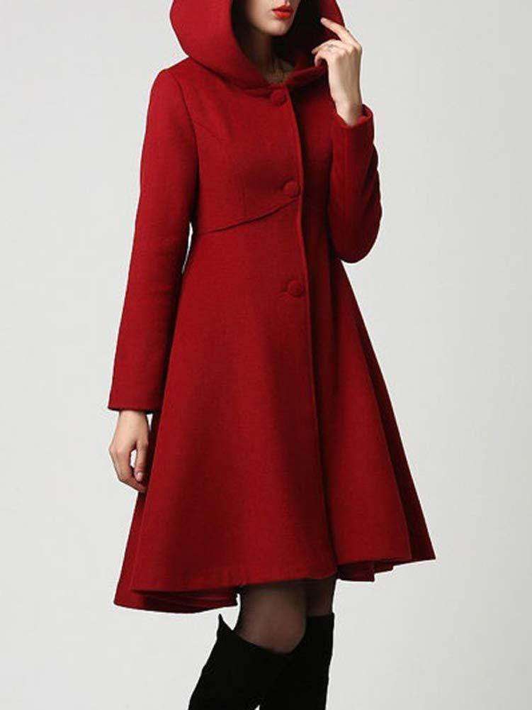 Plain Coat With Simple Button