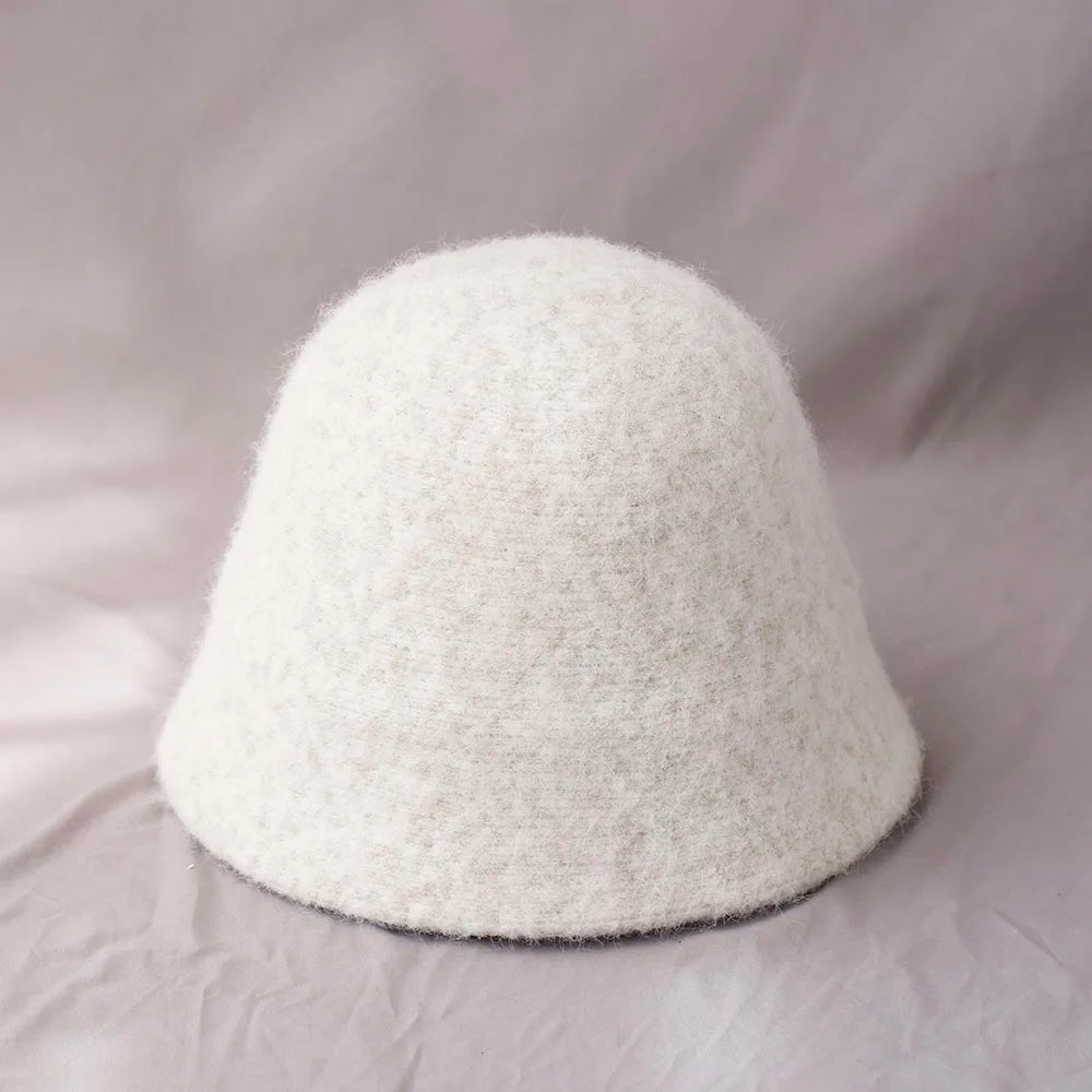 Flexora Women's Winter Wool Bucket Hat