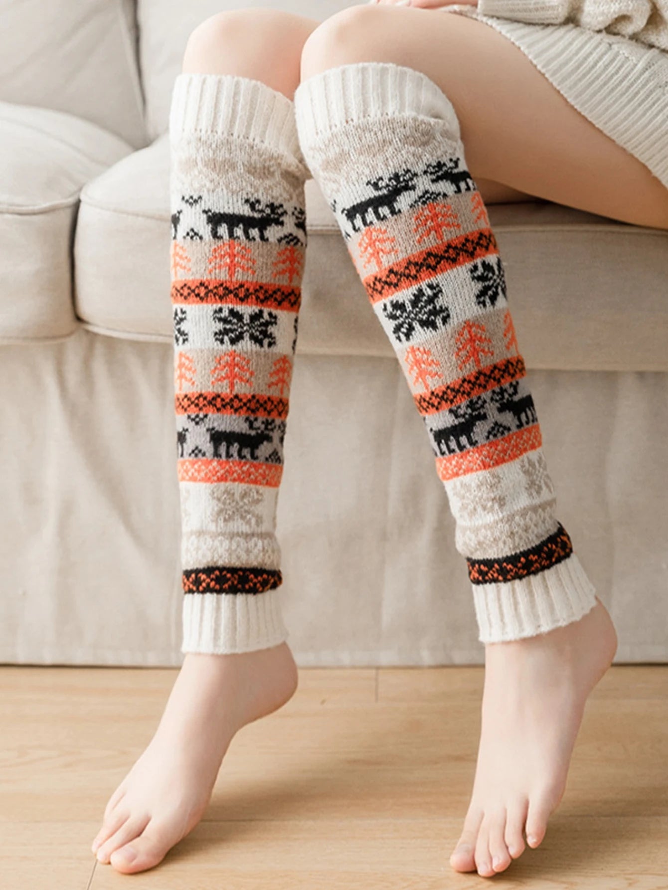 Cozy Knit Leg Warmer For Fall And Winter